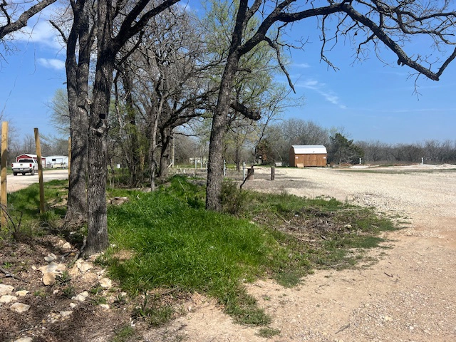 Whitney Finnway RV Park entrance road view.